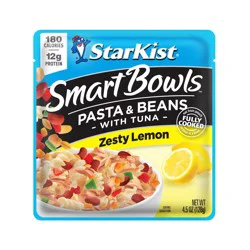 StarKist Smart Bowls Zesty Lemon Pasta and Beans with Tuna - 4.5 oz Pouch