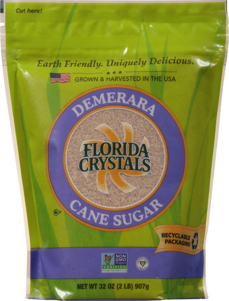 slide 5 of 7, Florida Crystals Turbinado Cane Sugar Pouch, 2 lb