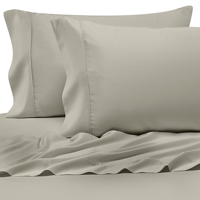 slide 1 of 1, Pure Beech 400-Thread-Count Modal Sateen King Sheet Set - Sage, 1 ct