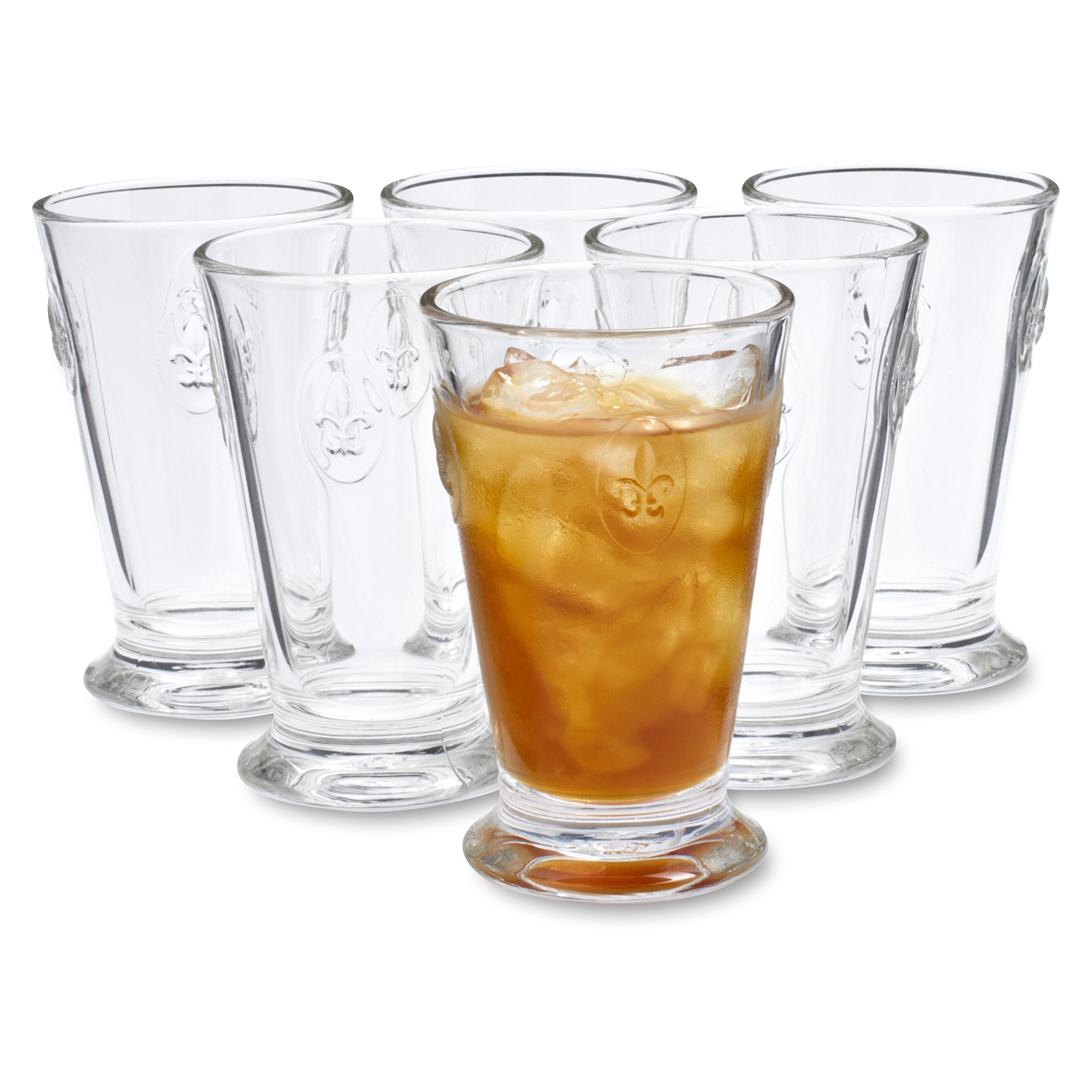 La Rochére La Rochère FleurDeLys Iced Tea Glasses, Clear 6 ct Shipt