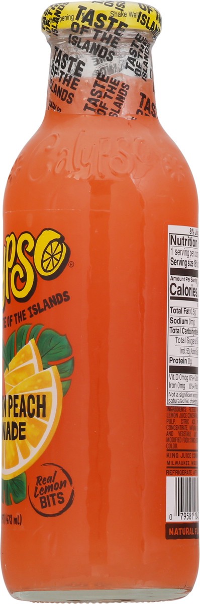 slide 5 of 9, Calypso® lemonade, southern peach - 16 fl oz, 20 fl oz