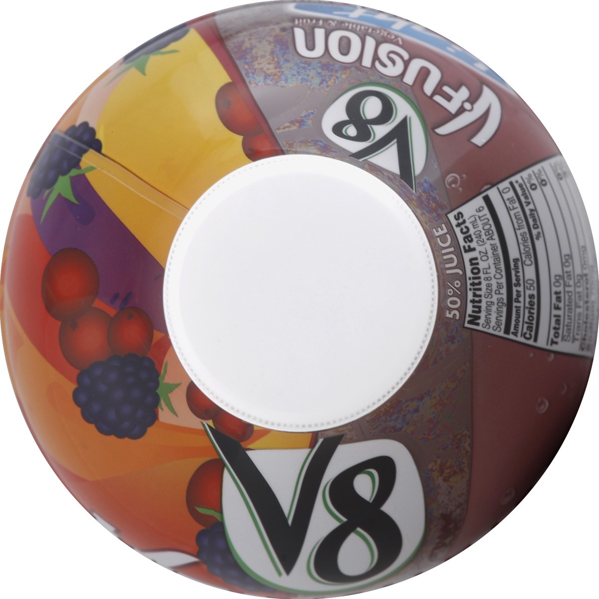 slide 2 of 4, V8 V-Fusion Light Vegetable & Fruit Beverage Cranberry Blackberry, 1 ct