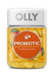Olly Probiotic Chewable Gummies for Immune and Digestive Support - Tropical Mango - 50ct