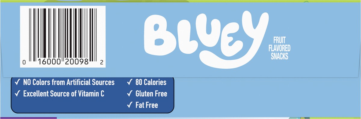 slide 7 of 14, Betty Crocker Bluey Fruit Flavored Snacks, Treat Pouches, Gluten Free, 22 ct, 22 ct