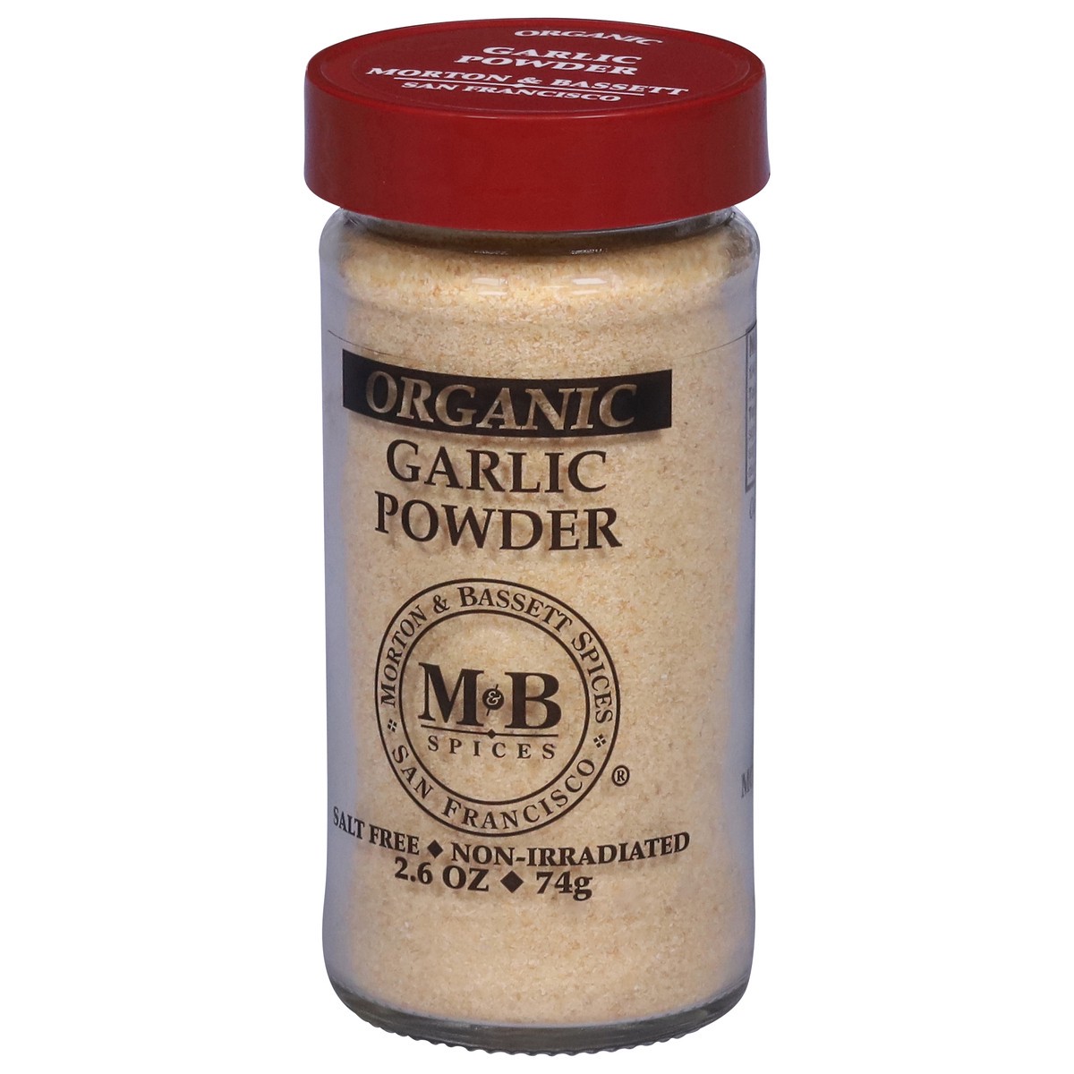 slide 13 of 13, Morton & Bassett Organic Garlic Powder 2.6 oz, 2.6 oz