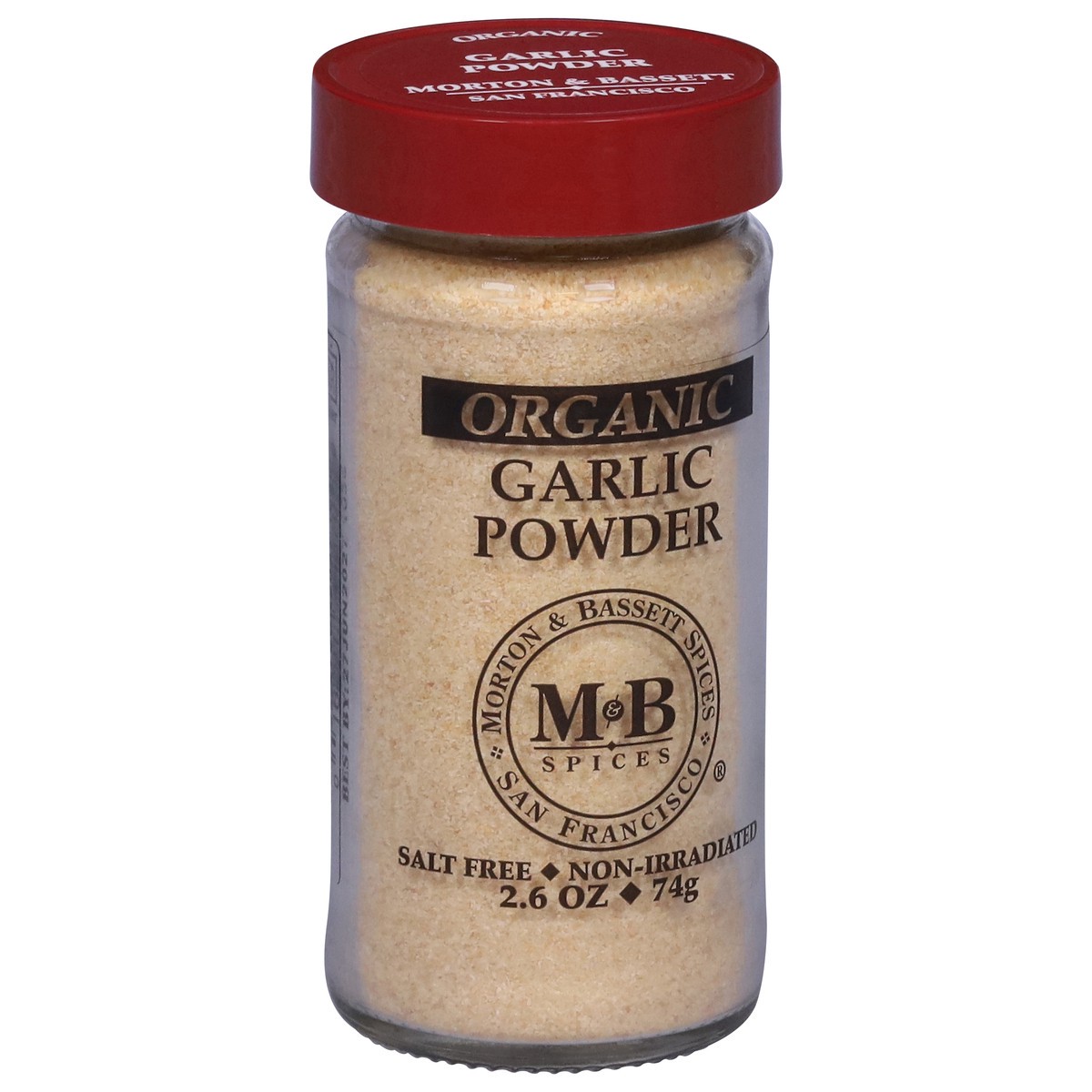 slide 6 of 13, Morton & Bassett Organic Garlic Powder 2.6 oz, 2.6 oz