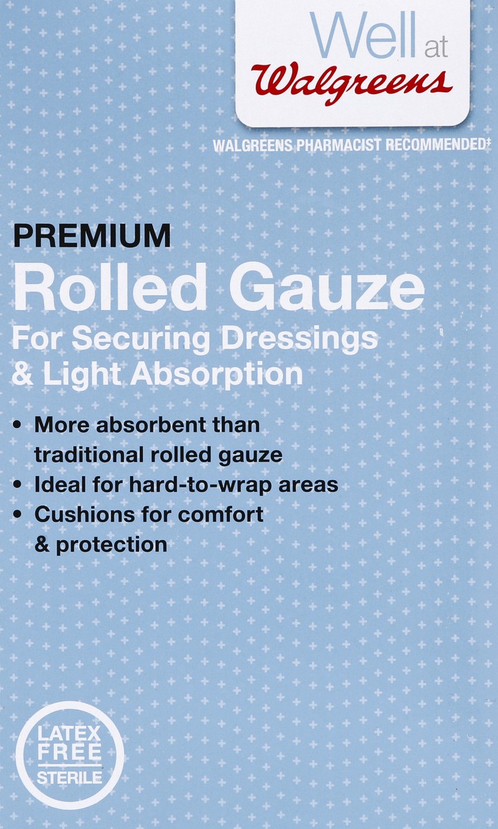 slide 2 of 4, Walgreens Rolled Gauze, 5 ct