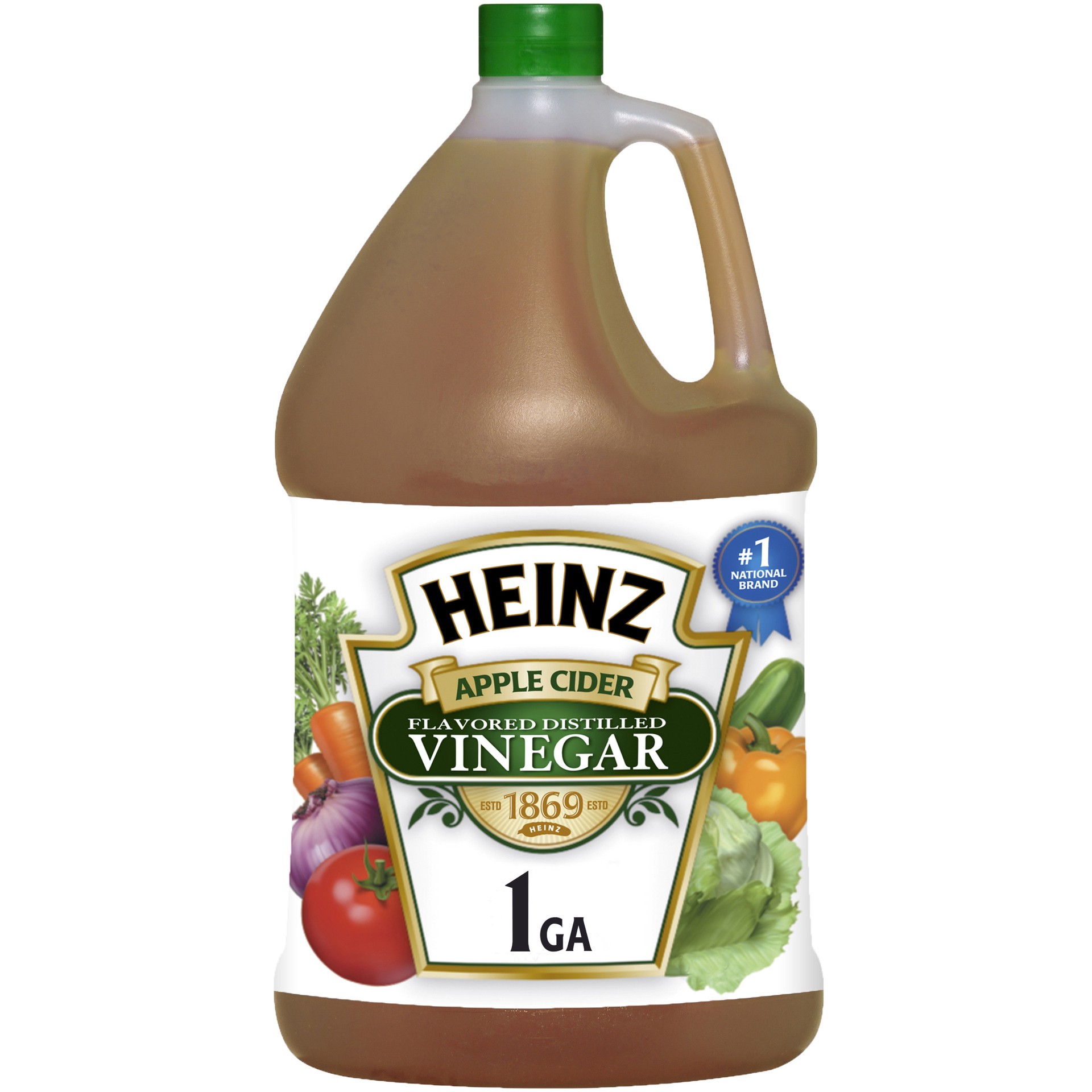 slide 1 of 2, Heinz Apple Cider Distilled Vinegar with 5% Acidity, 1 gal Jug, 1 gal