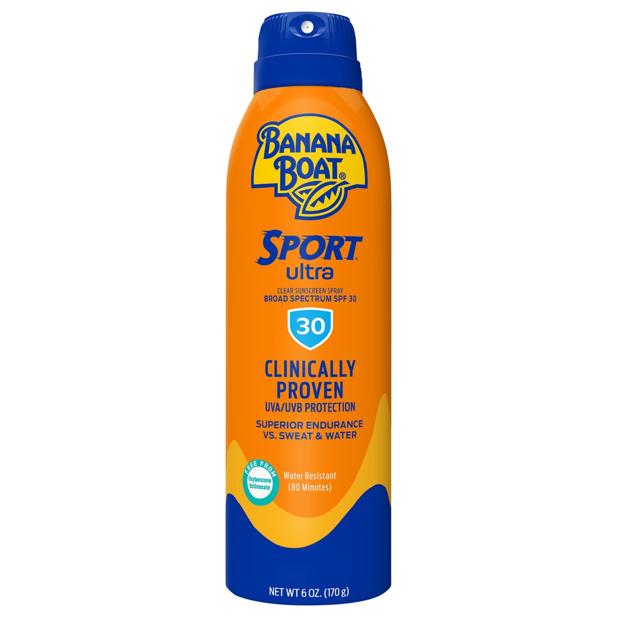 slide 1 of 8, Banana Boat Sport Ultra SPF 30 Sunscreen Spray, 6 oz