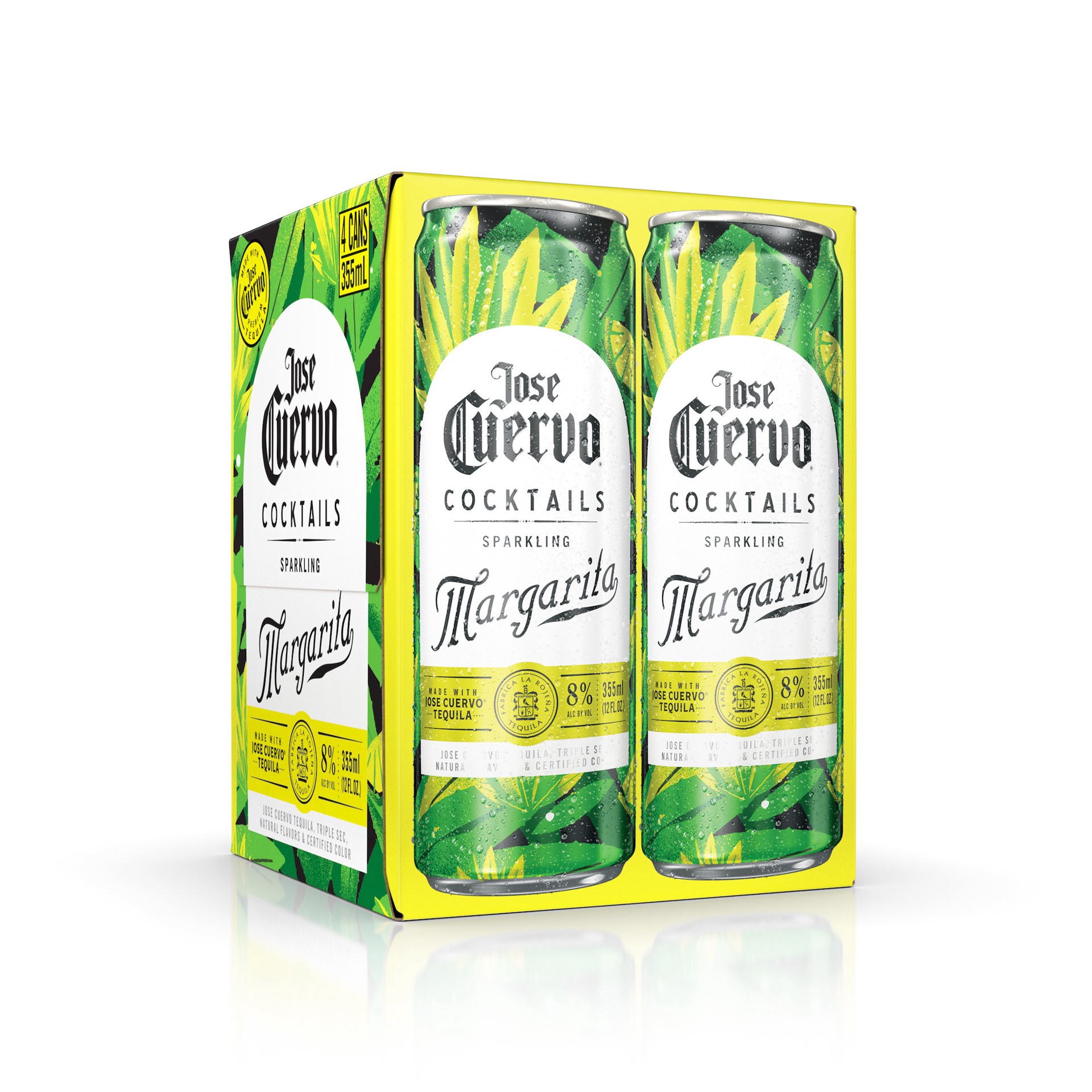 slide 7 of 7, Jose Cuervo Sparkling Margarita Cocktails 4 - 12 fl oz Cans, 4 ct