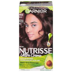 Garnier Ultra Creme 413 Bronze Brown Permanent Hair Color 1 ea