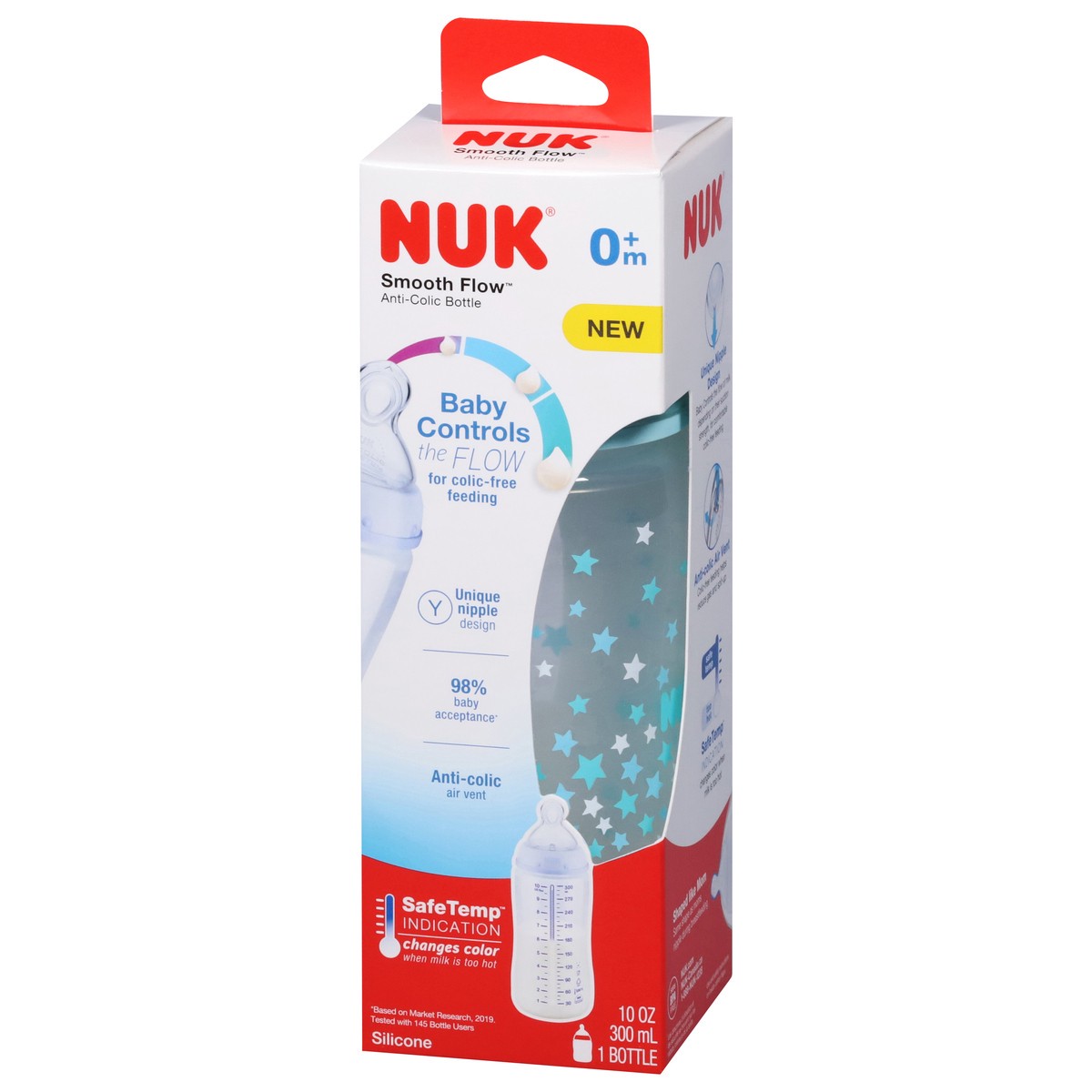 slide 9 of 9, NUK Smoothflow Bottle, 1 ct