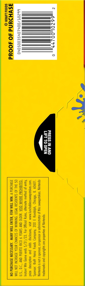slide 2 of 9, Lunchables Uploaded Ham and American Sub Sandwich with White Cheddar Cheez-Its, Fruit Roll-Up Sour, Water and Kool-Aid Powdered Drink Mix, 15.36 oz Box, 1 ct