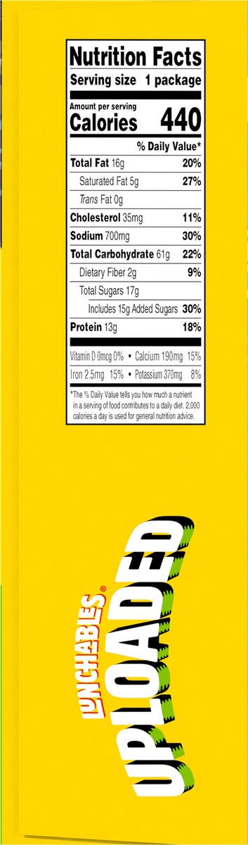 slide 7 of 9, Lunchables Uploaded Ham and American Sub Sandwich with White Cheddar Cheez-Its, Fruit Roll-Up Sour, Water and Kool-Aid Powdered Drink Mix, 15.36 oz Box, 1 ct