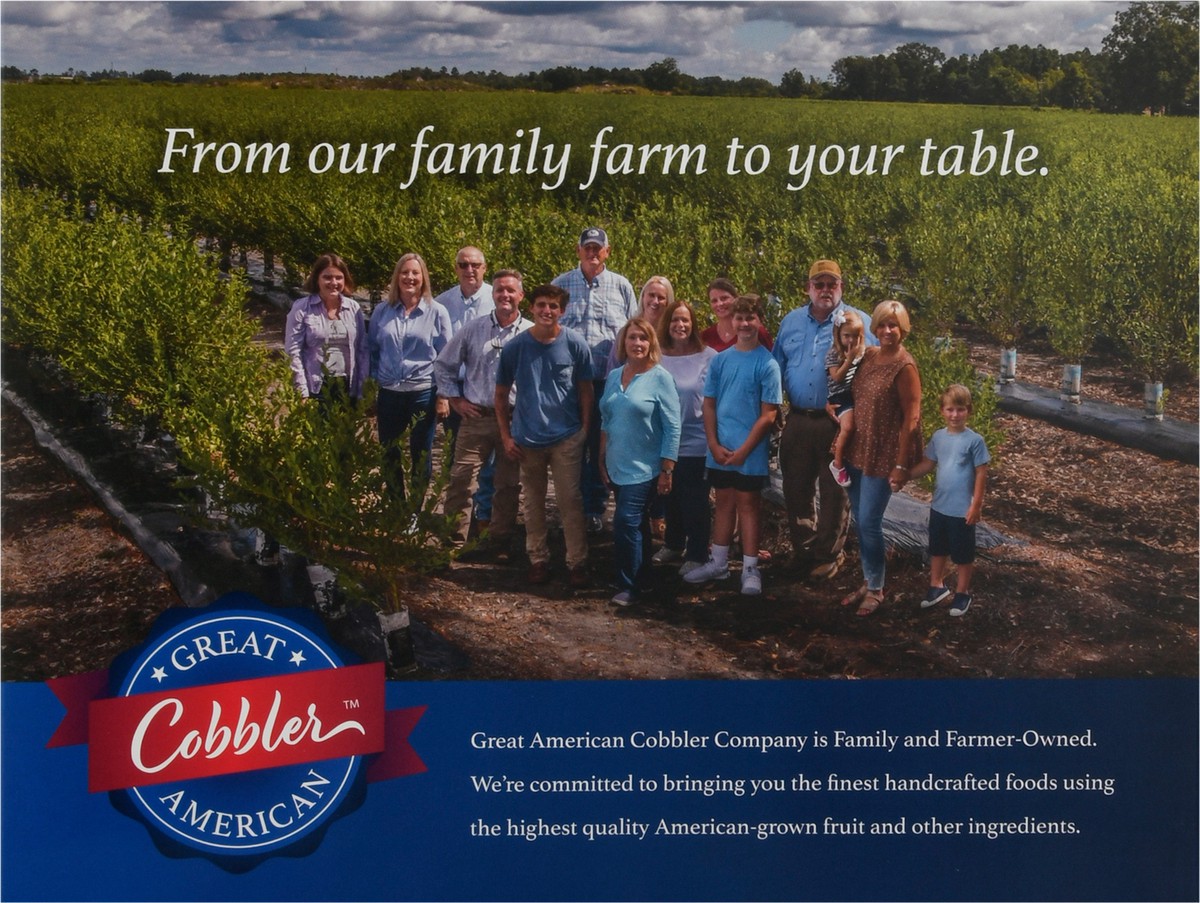 slide 13 of 14, Great American Cobbler Handcrafted Blueberry Cobbler 32 oz, 32 oz