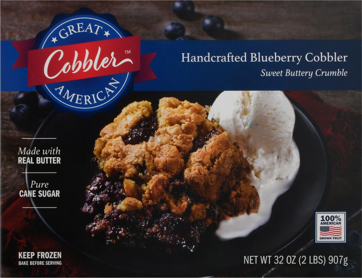 slide 7 of 14, Great American Cobbler Handcrafted Blueberry Cobbler 32 oz, 32 oz