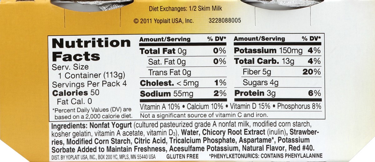 slide 2 of 7, Yoplait Yogurt 4 ea, 4 ct