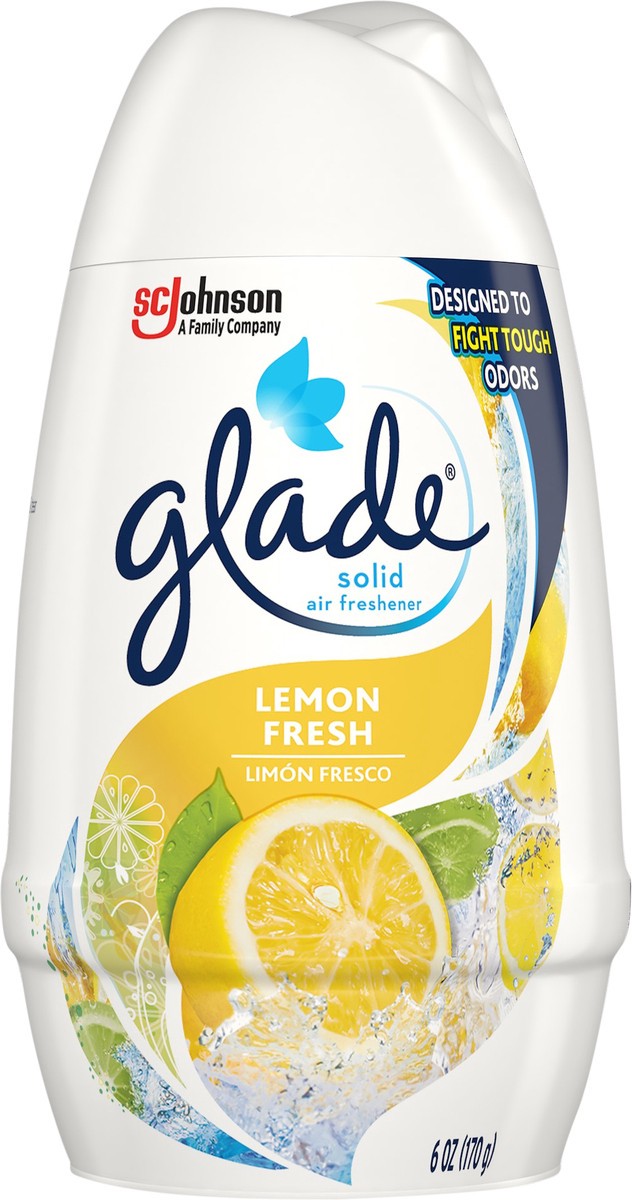 slide 2 of 7, Glade Gel Solid Lemon Fresh, 1 ct