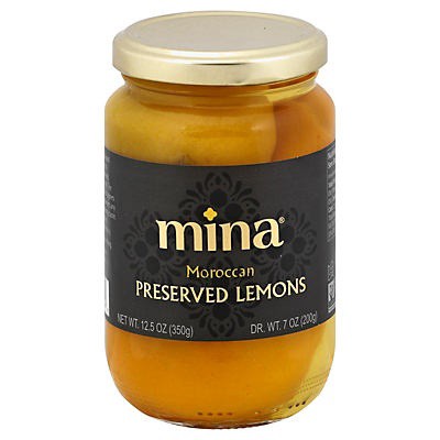 slide 1 of 8, Mina Preserved Moroccan Lemons, 12.5 oz