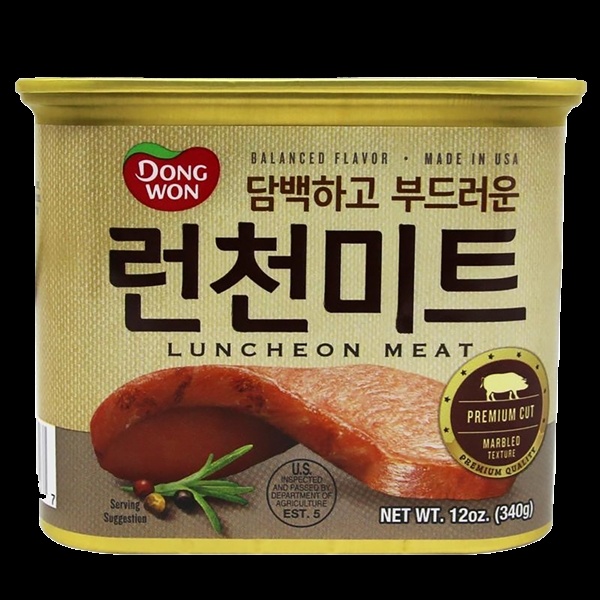 slide 1 of 1, Dongwon Luncheon Meat 12Oz, 12 oz