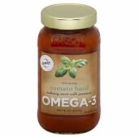 slide 1 of 1, Omega Foods Tomato Basil Sauce With Premium Omega-3, 24 oz