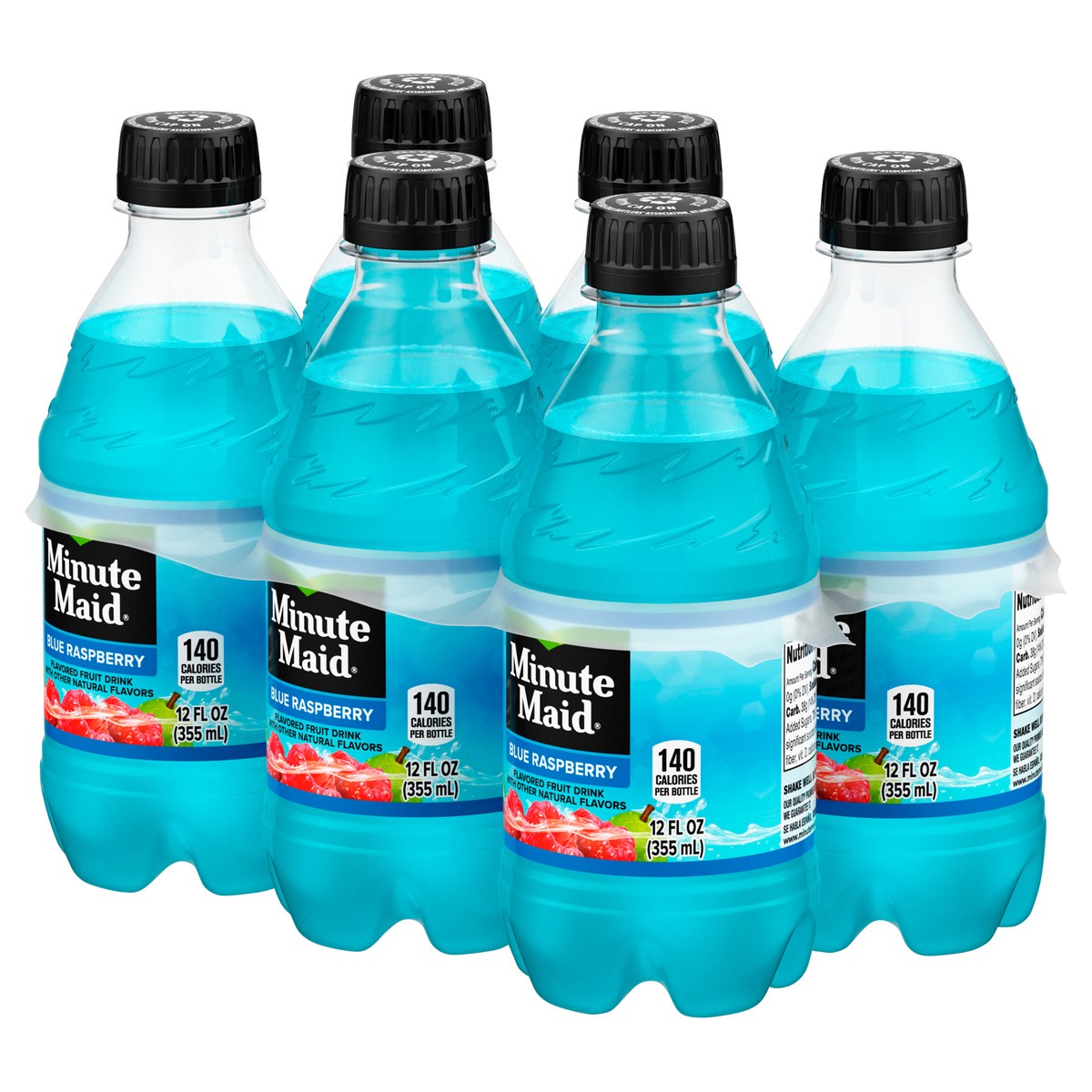 slide 3 of 11, Minute Maid Blue Raspberry Bottles- 6 ct, 6 ct