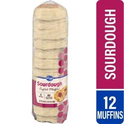 Kroger Sourdough English Muffins 12 Count
