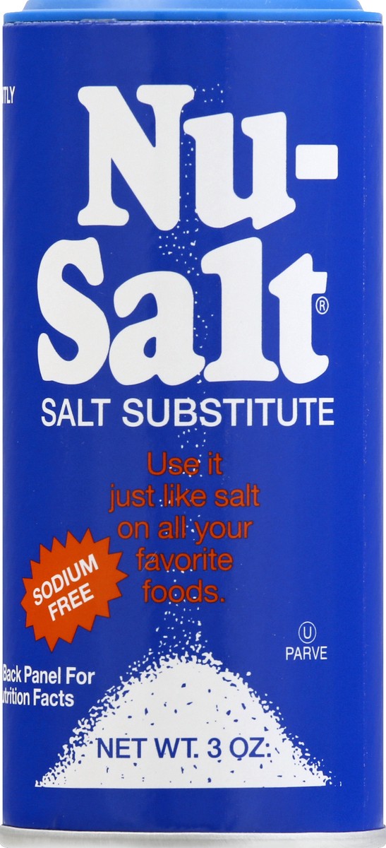 slide 1 of 1, Nu-Salt Salt Substitute 3 oz, 3 oz