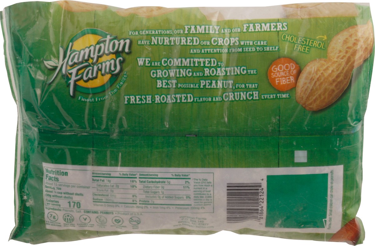 slide 8 of 13, Hampton Farms Jumbo Roasted Salted Peanuts 24 oz Bag, 24 oz