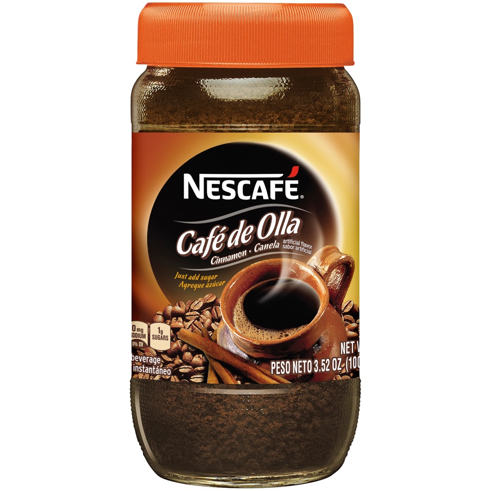 slide 1 of 1, Nescafé CAFE DE OLLA Instant Coffee Beverage, 3.52 oz