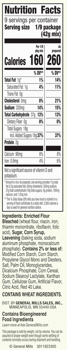 slide 3 of 9, Betty Crocker Delights Super Moist Cherry Chip Cake Mix, 13.25 oz., 13.25 oz