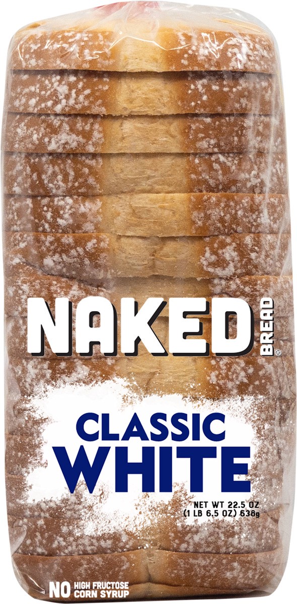 slide 6 of 6, Naked Bread Classic White Sandwich Bread - 22.5oz, 22.5 oz