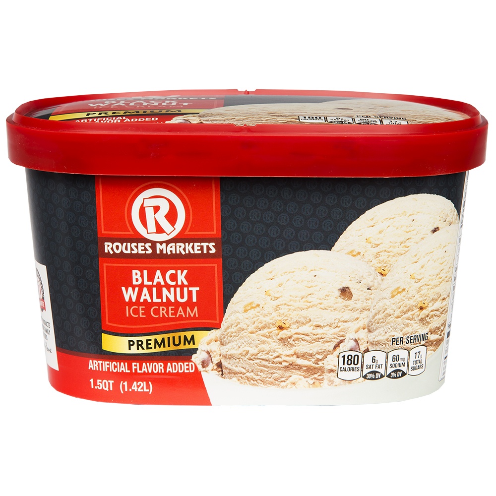 slide 1 of 1, Rouses Black Walnut Ice Cream, 1.5 qt
