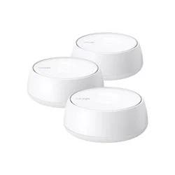 TP-Link Deco BE5000 Wi-Fi System - 3 Routers - Mesh 1GbE, 2.5GbE, Wi-Fi 7, Wi-Fi 6, Dual Band