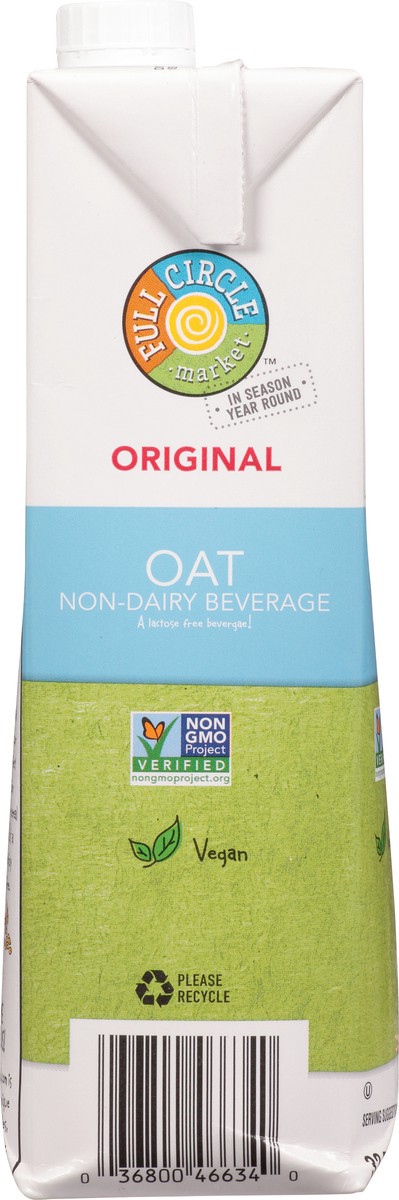 slide 4 of 18, Full Circle Market Oat Original Non-Dairy Beverage 32 fl oz, 32 fl oz