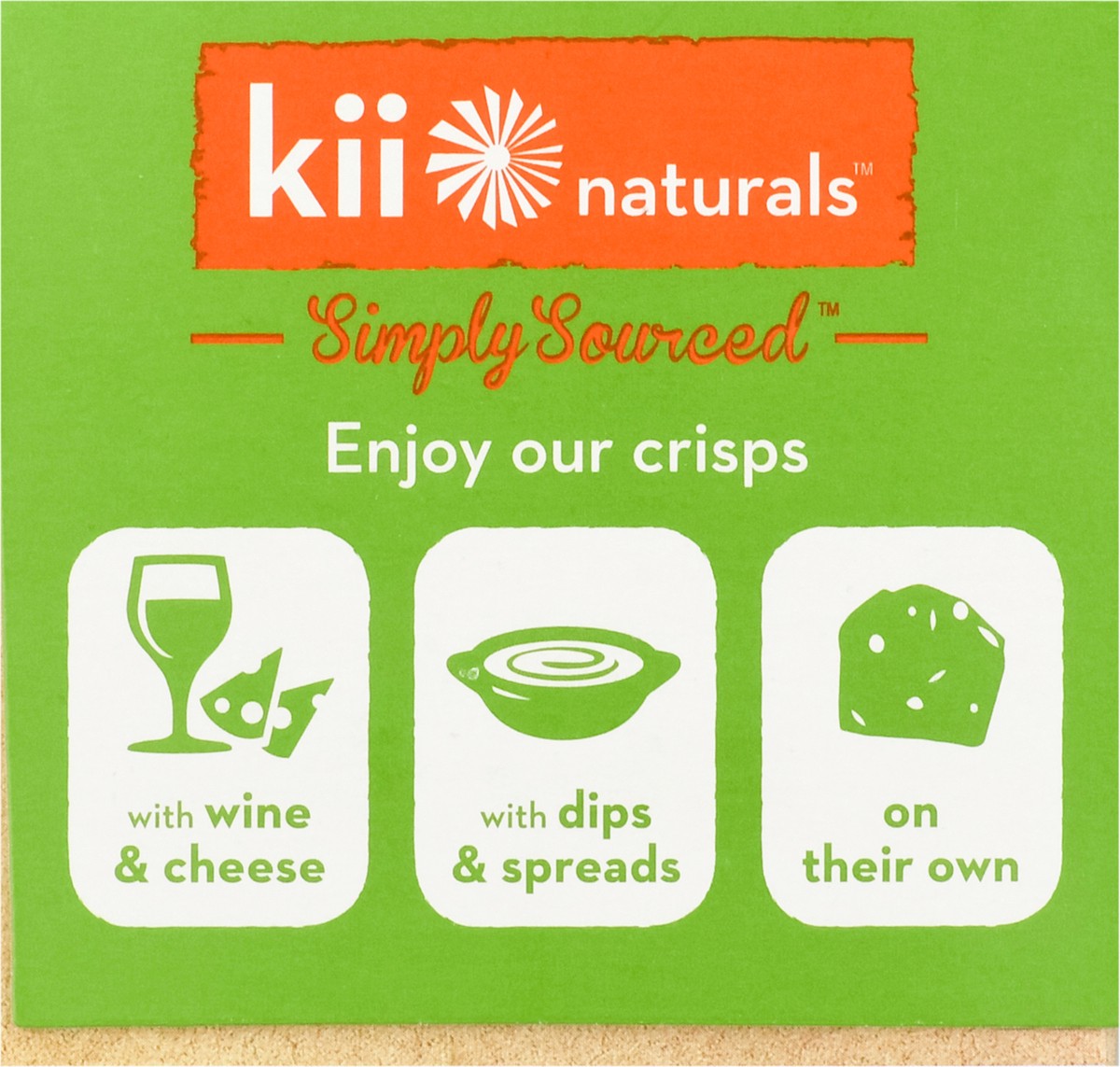 slide 8 of 9, Kii Naturals Fig & Black Sesame Artisan Crisps 5 oz, 5 oz