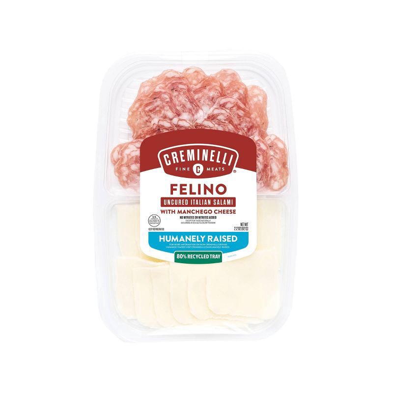 slide 1 of 2, Creminelli Fine Meats Creminelli Sliced Felino & Manchego - 2.2oz, 2.2 oz