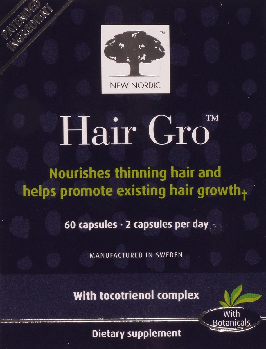 slide 7 of 9, New Nordic Hair Gro, 60 ct