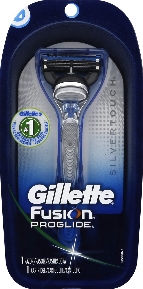 slide 1 of 3, Gillette Razor/Cartridge 1 ea, 1 ct