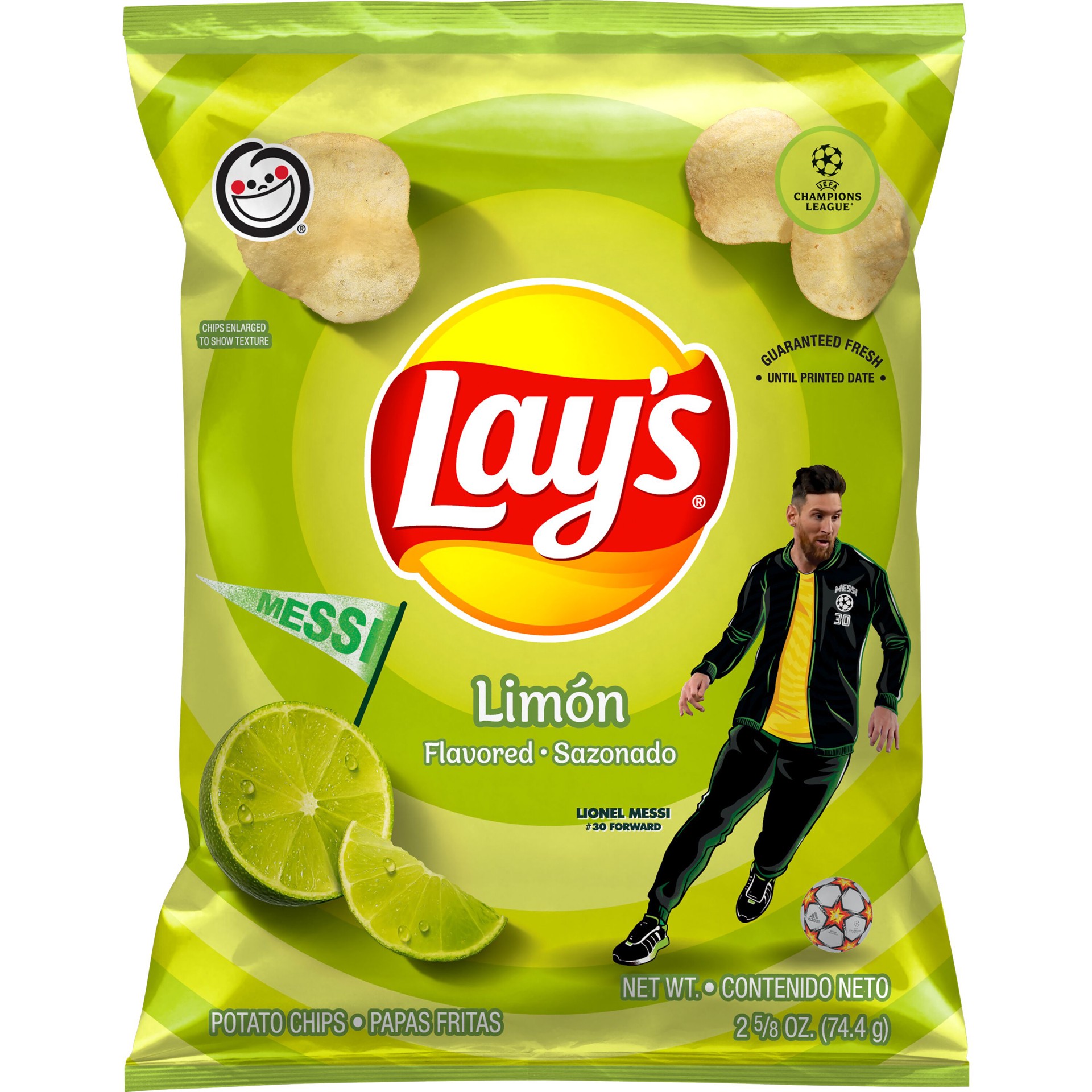 slide 1 of 1, Lay's Lays Limon, 2.625 oz