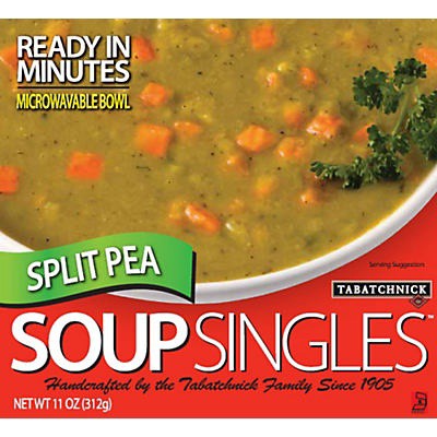 slide 1 of 1, Tabatchnick Split Pea Soup Singles, 11 oz