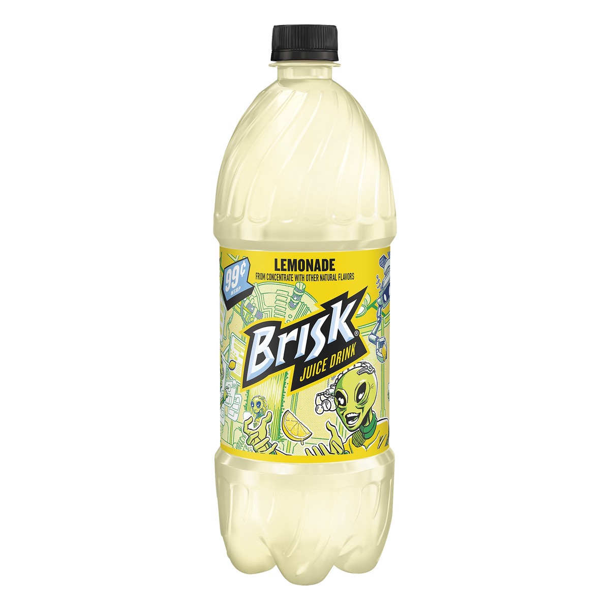 slide 1 of 6, Brisk Lemonade Juice Drink 1.05 lt, 1.05 l