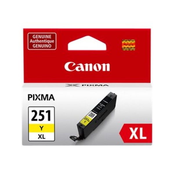 slide 1 of 1, Canon Pixma Cli-251Xl Ink Cartridge - Yellow, 1 ct