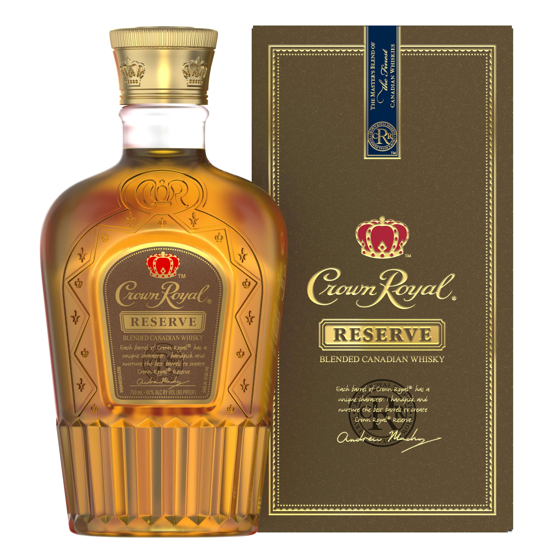 slide 5 of 6, Crown Royal Reserve Blended Canadian Whisky, 750 ml