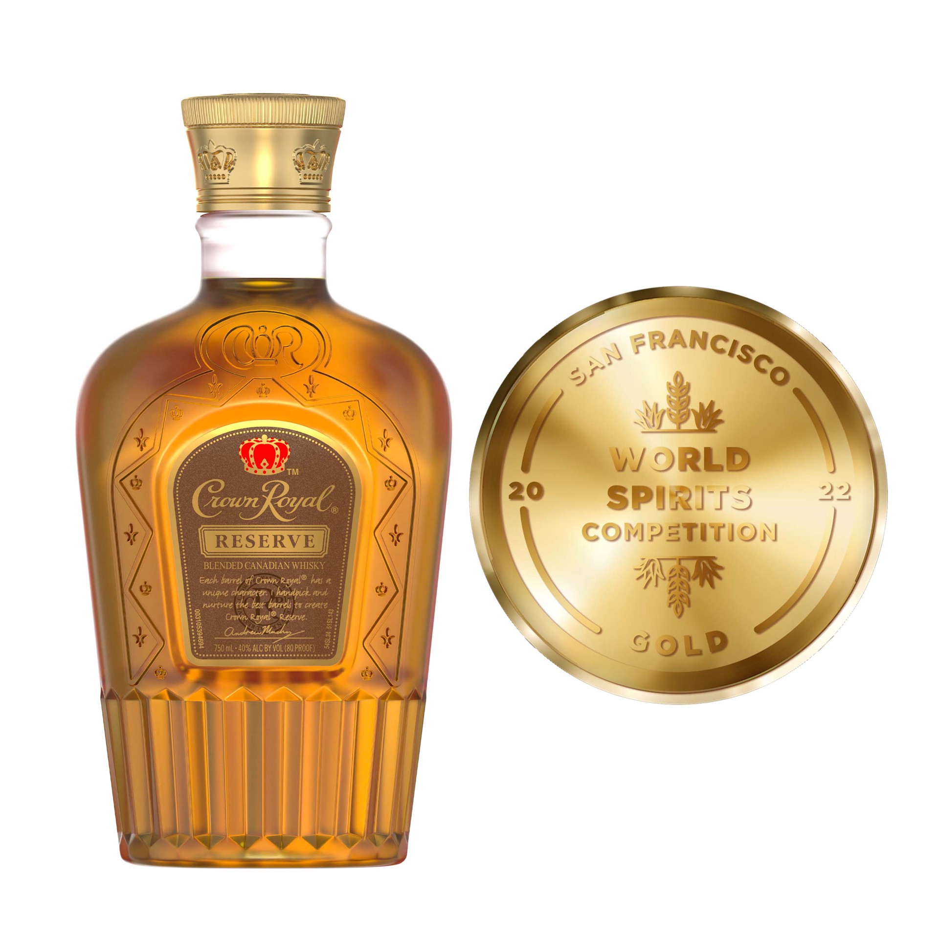 slide 3 of 6, Crown Royal Reserve Blended Canadian Whisky, 750 ml