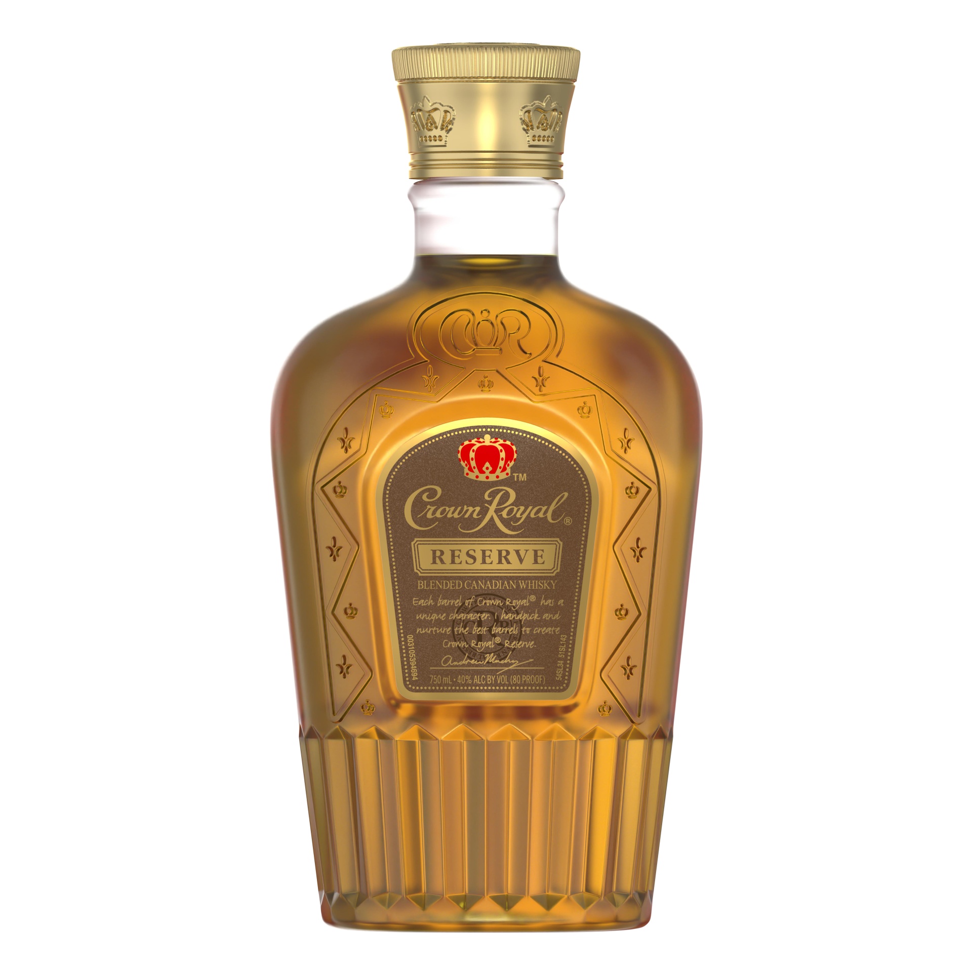 slide 1 of 2, Crown Royal Reserve Blended Canadian Whisky, 750 ml