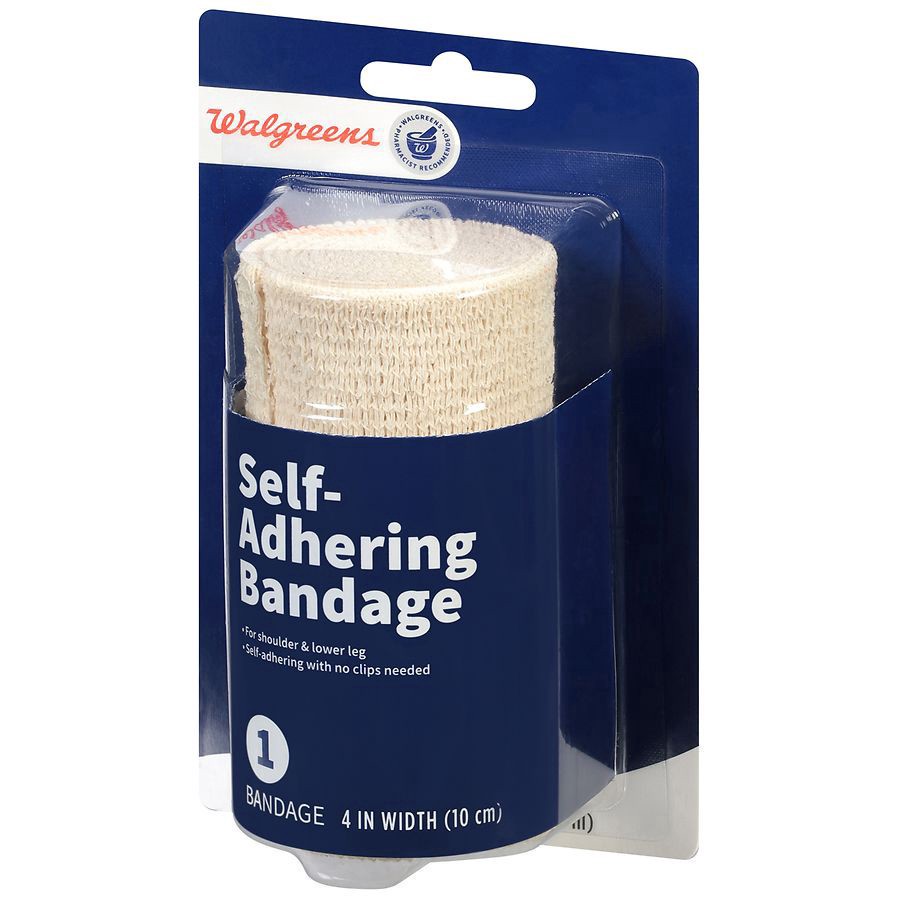 slide 3 of 3, Walgreens Self-Adhering Bandage, 4 in