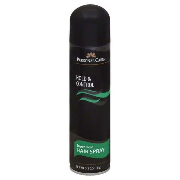 slide 1 of 1, Personal Care Hair Spray, Hold & Control, Super Hold, 5.5 oz