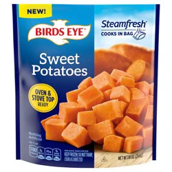 Birds Eye Diced Sweet Potatoes, Frozen Sweet Potatoes, 10 oz.
