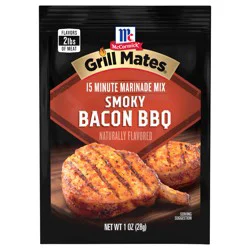 McCormick GRILL MATES Smoky Bacon BBQ Marinade Mix, 1.0 oz